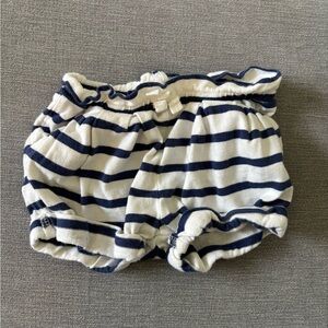 babyGAP Navy and White Striped Baby Shorts / Size 6-12 months